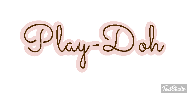 Play-Doh Tekst effect