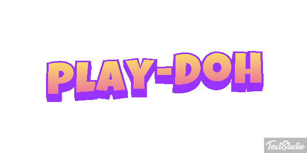 Play-Doh Tekst effect