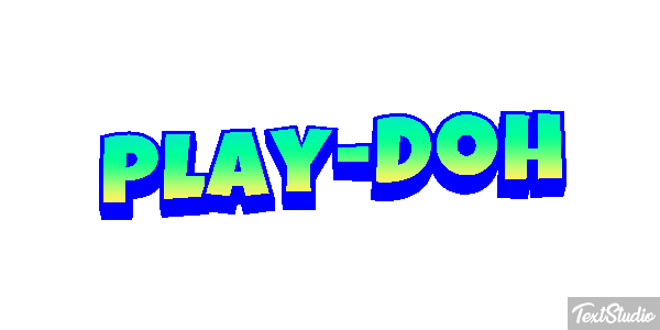 Play-Doh Tekst effect
