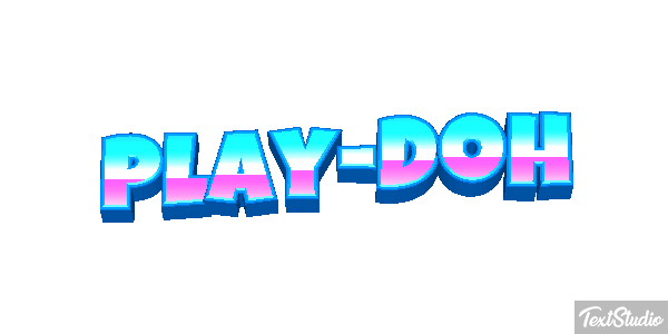 Play-Doh Tekst effect