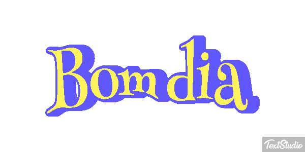 Bom dia Efeito do texto