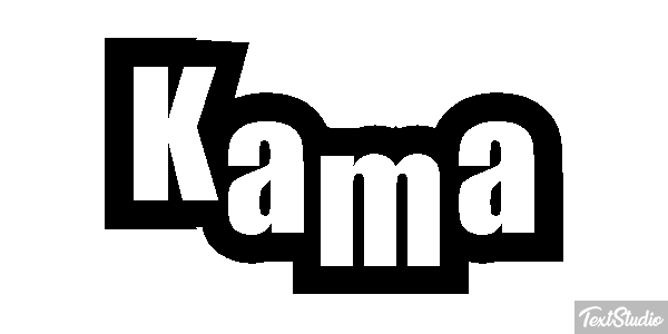 Kama Tekst effect