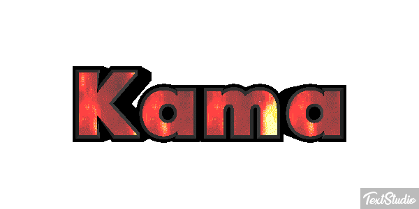 Kama Tekst effect