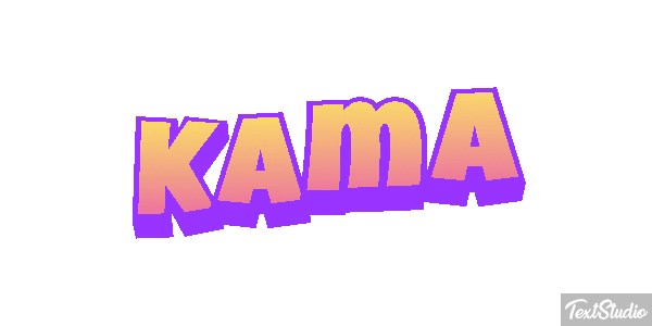 Kama Tekst effect