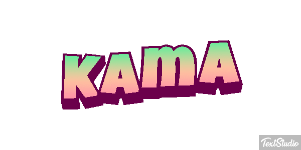 Kama Tekst effect