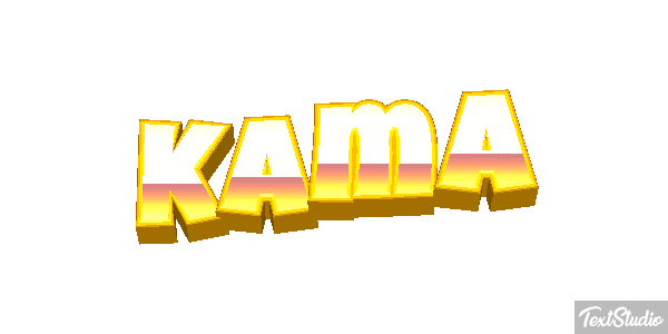 Kama Tekst effect