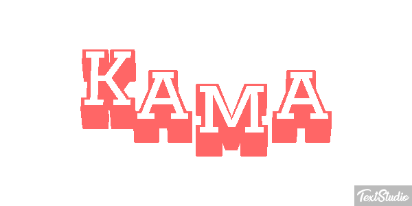 Kama Tekst effect