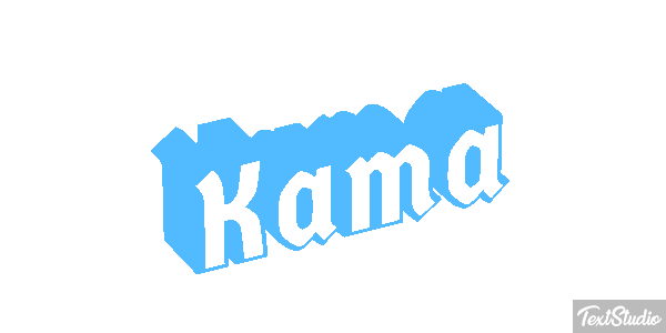 Kama Tekst effect