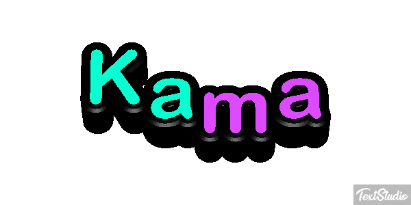 Kama Tekst effect