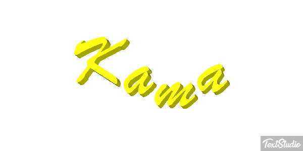 Kama Tekst effect