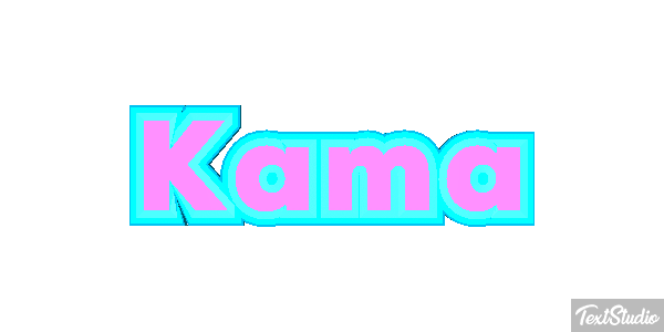 Kama Tekst effect