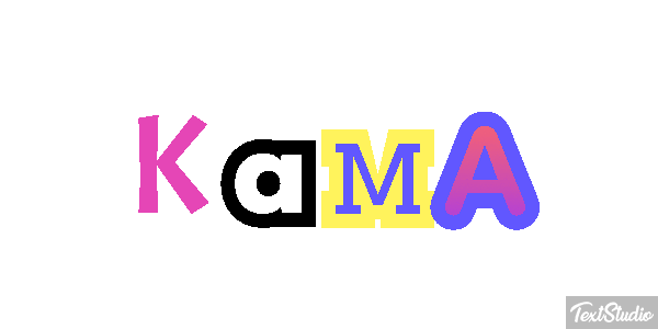 Kama Tekst effect