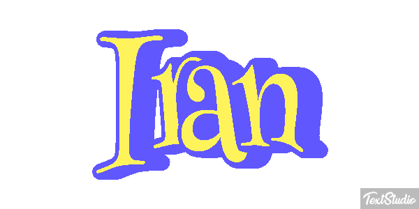 Iran Text effect