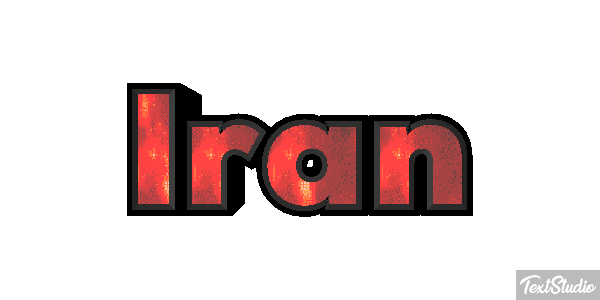 Iran Text effect