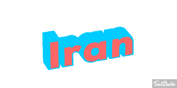 Iran Text effect