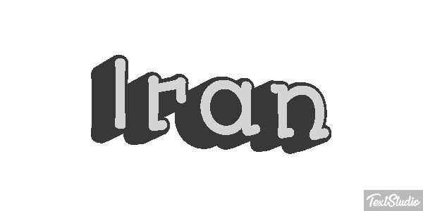 Iran Text effect