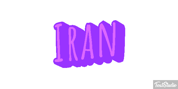 Iran Text effect