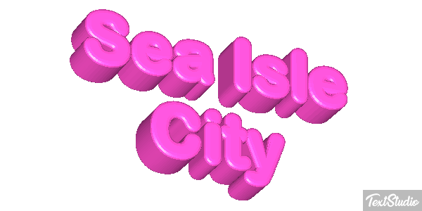 Sea Isle City Effetto testo