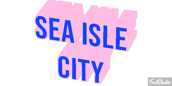 Sea Isle City Effetto testo