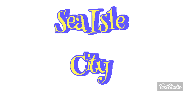 Sea Isle City Effetto testo