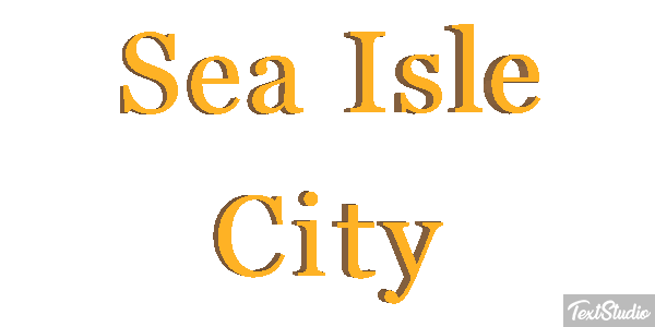Sea Isle City Effetto testo