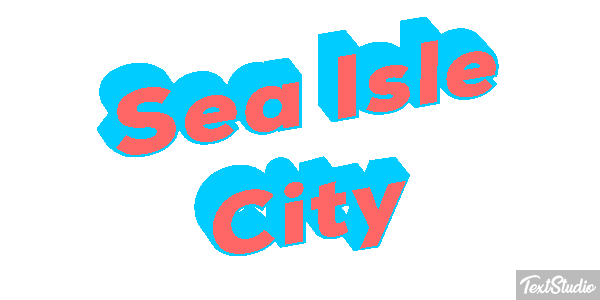 Sea Isle City Effetto testo