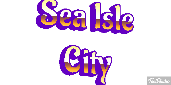 Sea Isle City Effetto testo