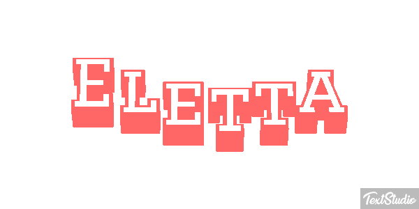 Eletta Effetto testo