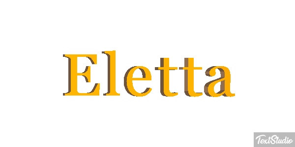 Eletta Effetto testo