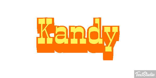 Kandy Effet de texte