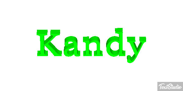 Kandy Effet de texte