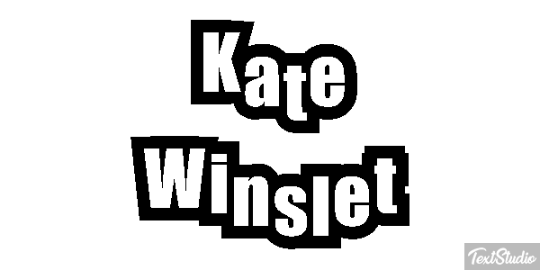 Kate Winslet テキスト効果