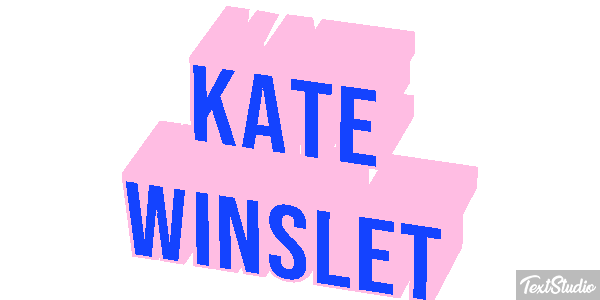 Kate Winslet テキスト効果