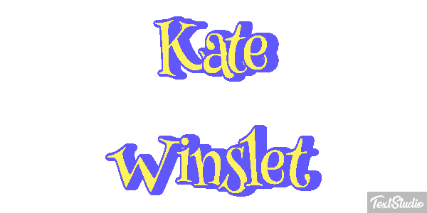 Kate Winslet テキスト効果