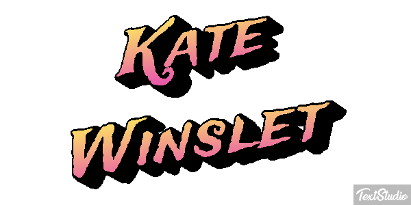 Kate Winslet テキスト効果
