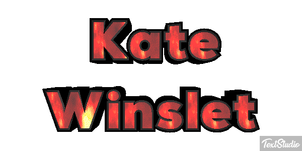 Kate Winslet テキスト効果