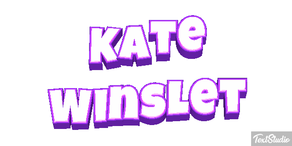 Kate Winslet テキスト効果