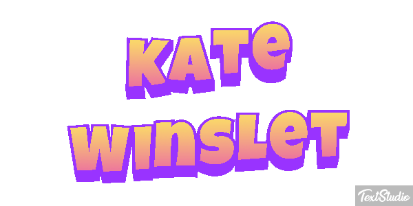 Kate Winslet テキスト効果