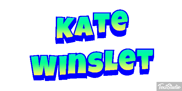 Kate Winslet テキスト効果