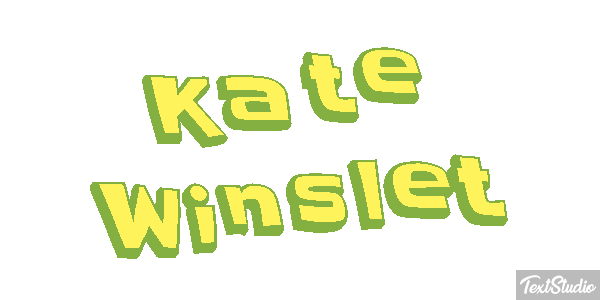 Kate Winslet テキスト効果
