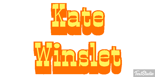 Kate Winslet テキスト効果
