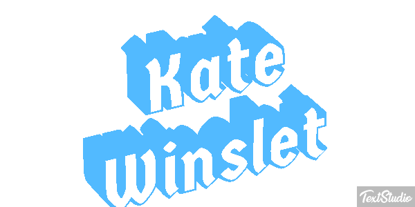 Kate Winslet テキスト効果
