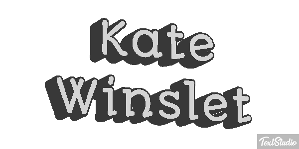 Kate Winslet テキスト効果