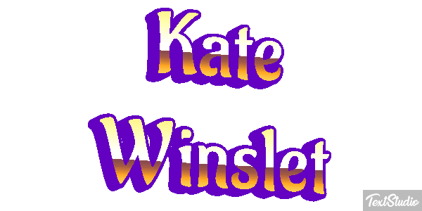 Kate Winslet テキスト効果