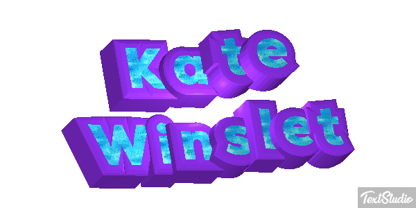 Kate Winslet テキスト効果
