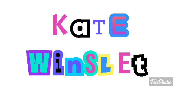 Kate Winslet テキスト効果