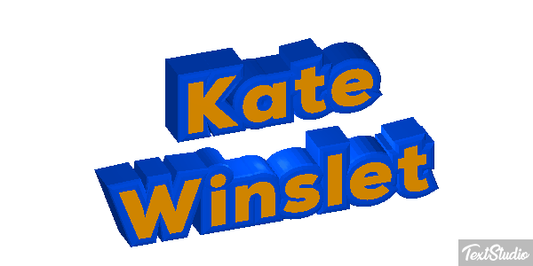 Kate Winslet テキスト効果