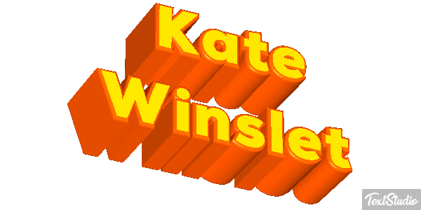 Kate Winslet テキスト効果