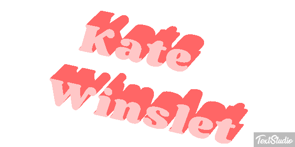 Kate Winslet テキスト効果
