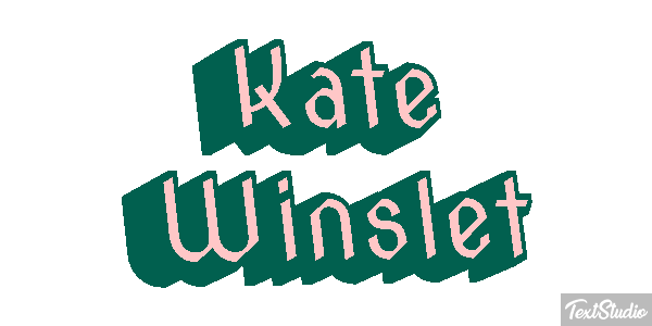 Kate Winslet テキスト効果